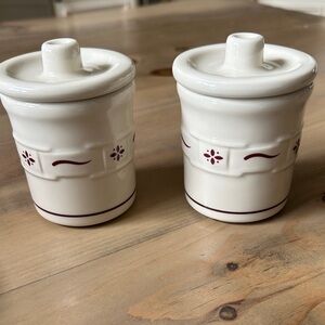 Mini condiment crocks